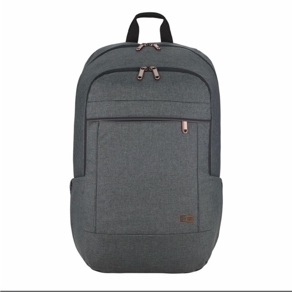 Case Logic Gray Computer Backpack - Picture 2 of 8